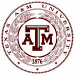 Texas A&M University seal logo, established 1876.