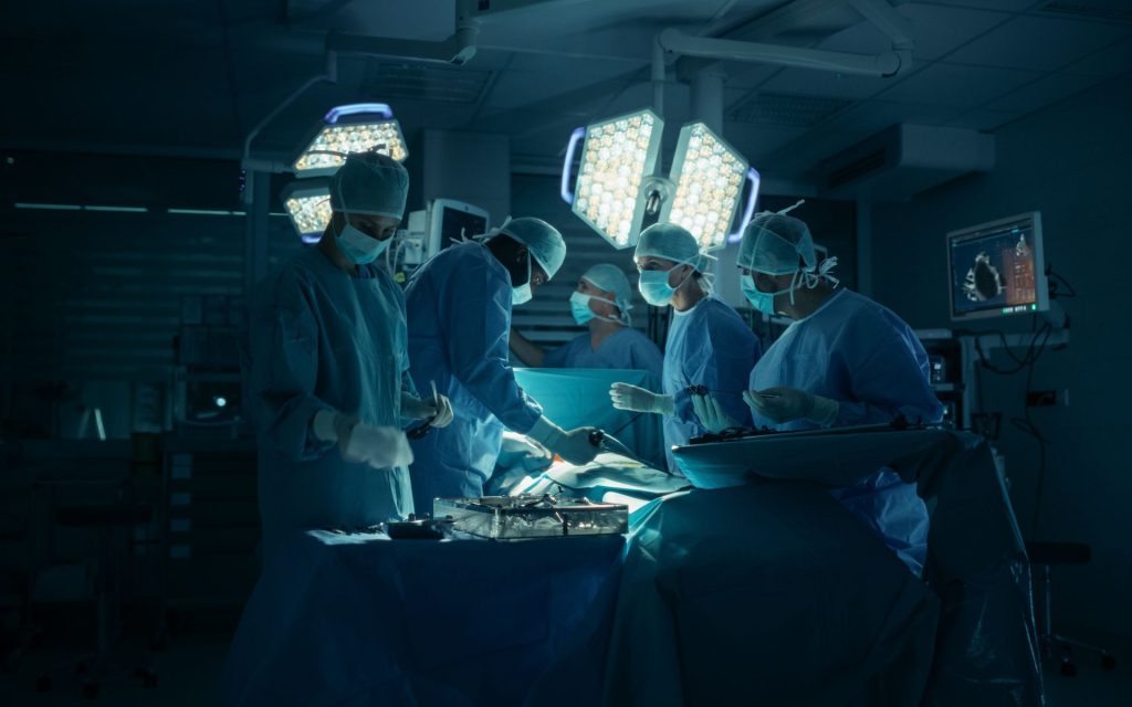 Pathological waste disposal from a surgery